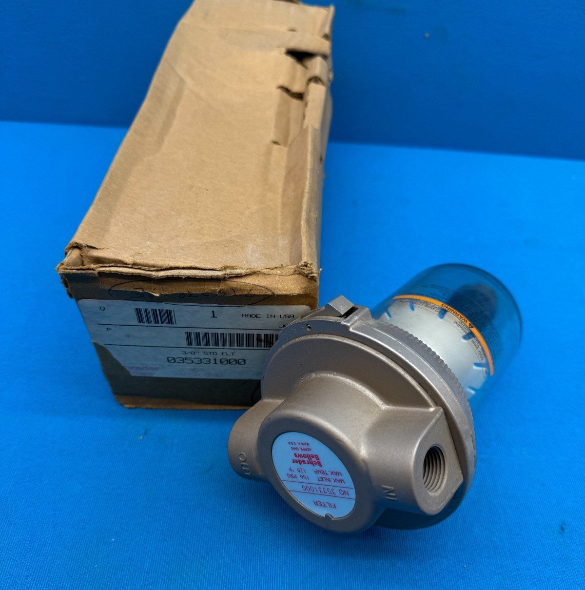 Schrader Bellows 035331000 3/8″ STD 150PSIG Air Line Filter