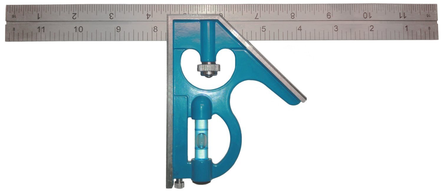 Empire E250 12-Inch Combination Square with Stainless Steel Blade and True Blue