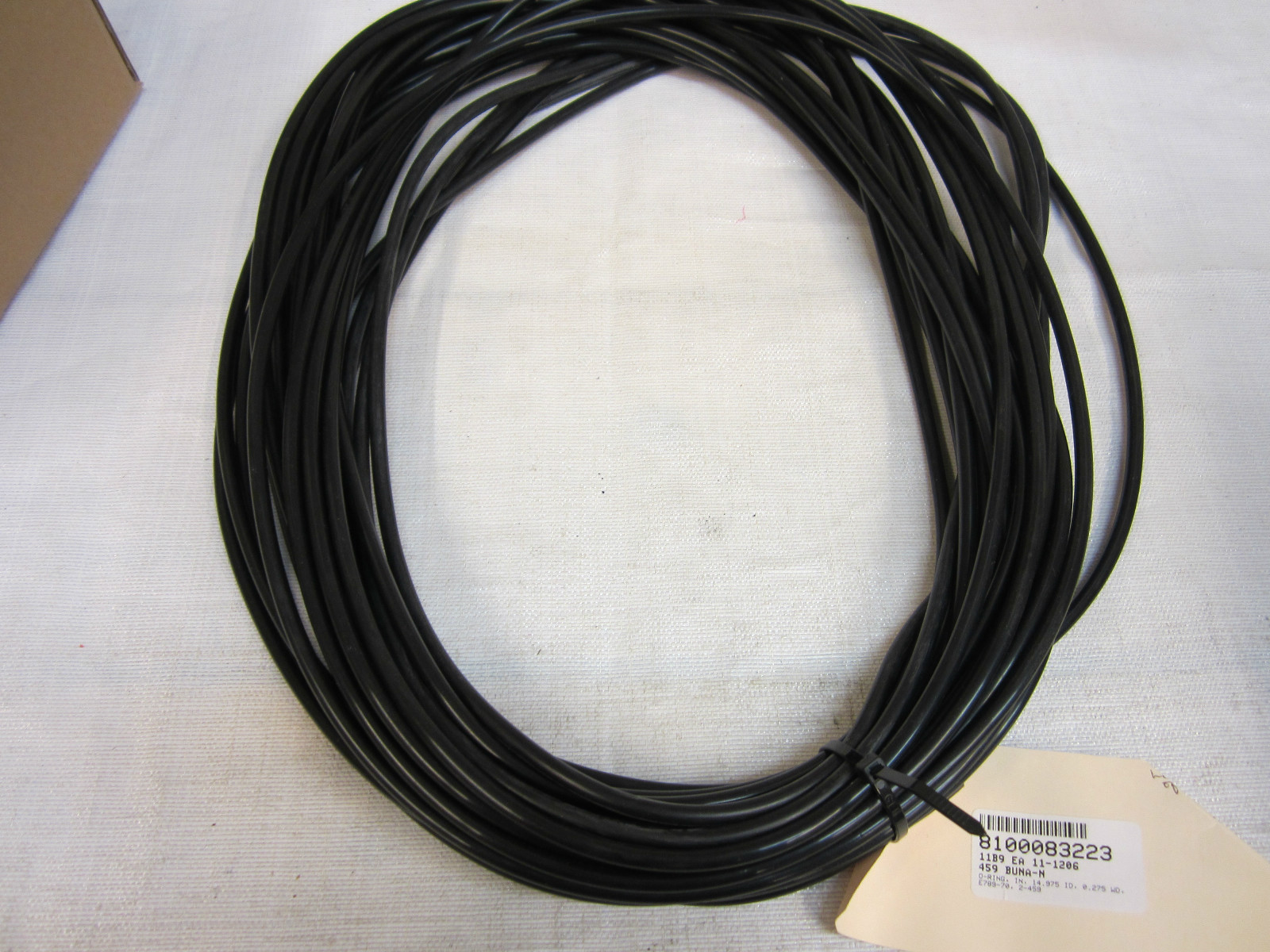 BUNA-N O’RING 14.975 ID , .275 WD (24 PCS)