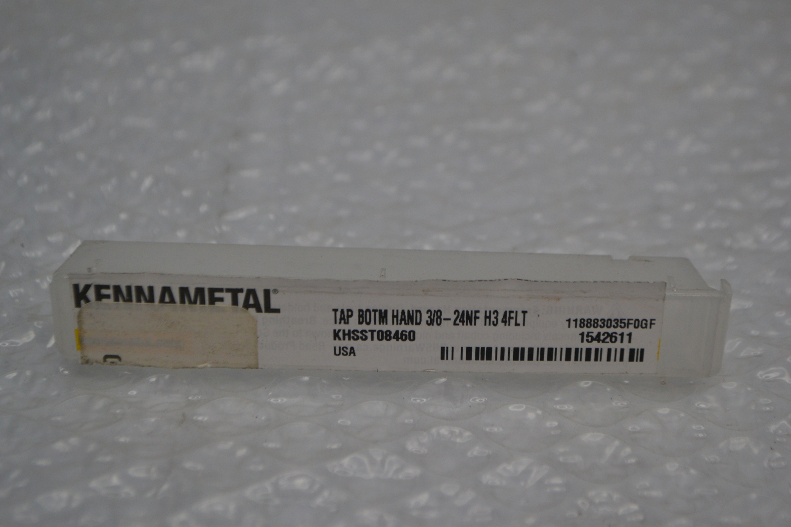 KENNAMETAL KHSST08460 3/8-24NF-H3-4FLT BOTTOM TAP NSMP