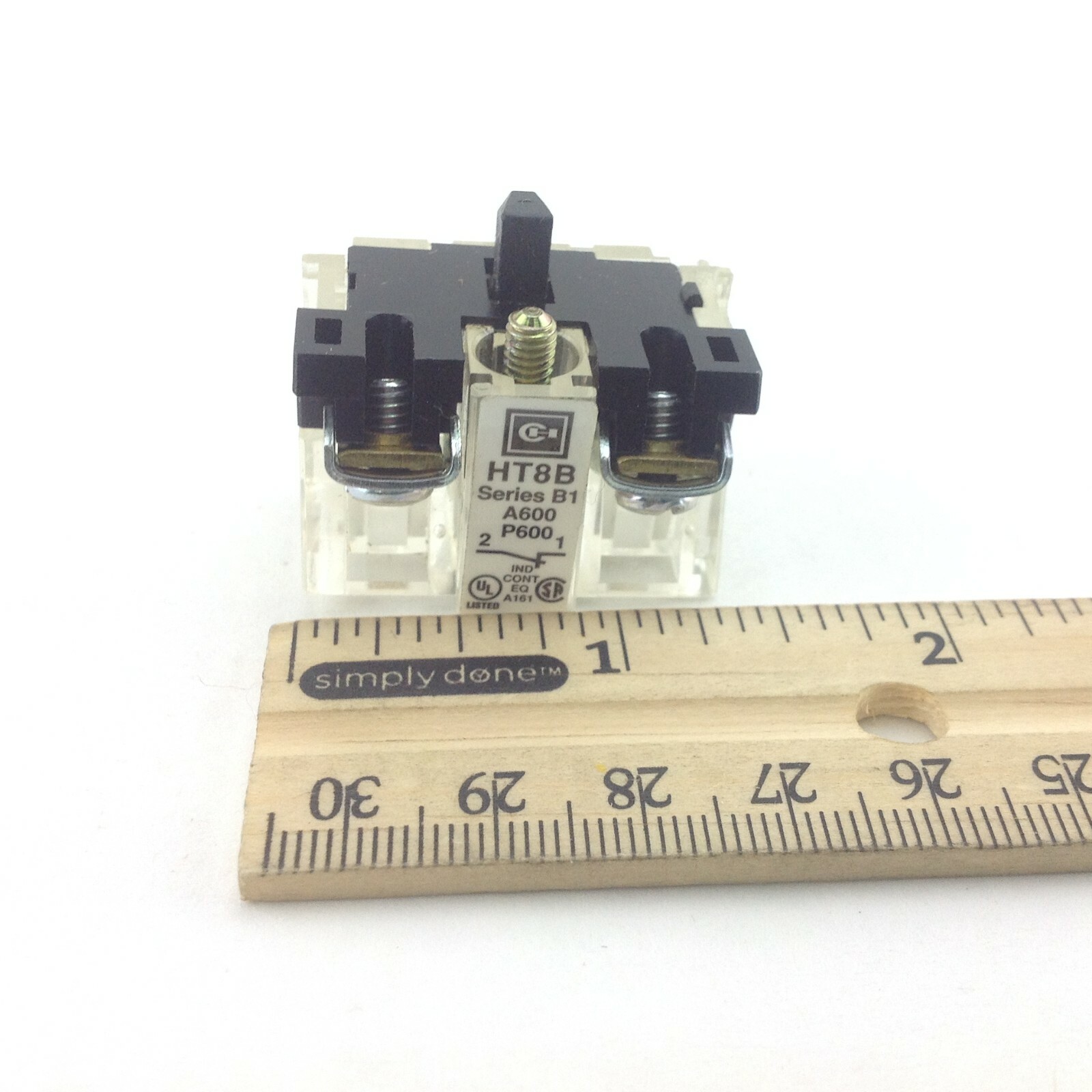 Eaton/Cutler Hammer HT8B Series B1 Contact Block A600 P600