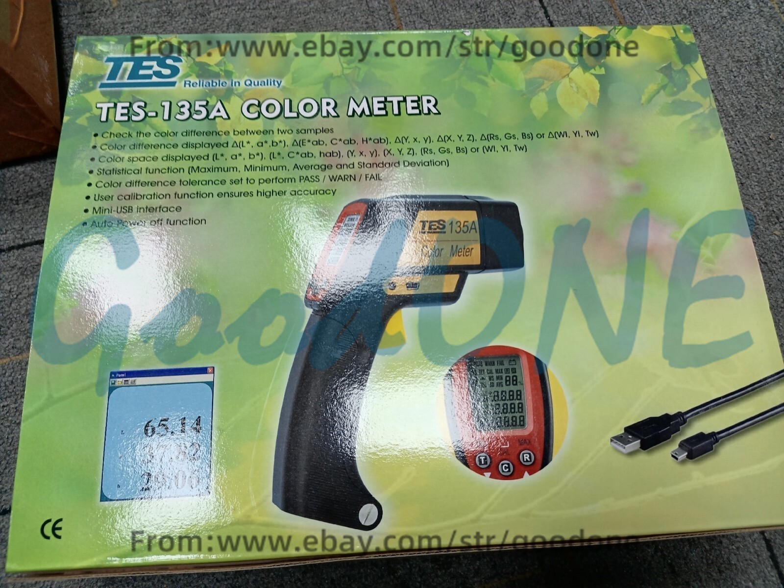 1PC NEW TES TES-135A TES135A Color Meter