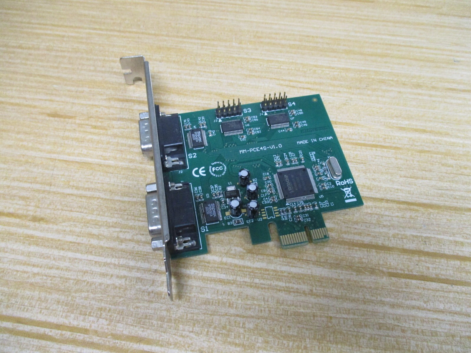 Part SY-PEX-4S PCI Express 4-Port Card MM-PCE4S-V1.0