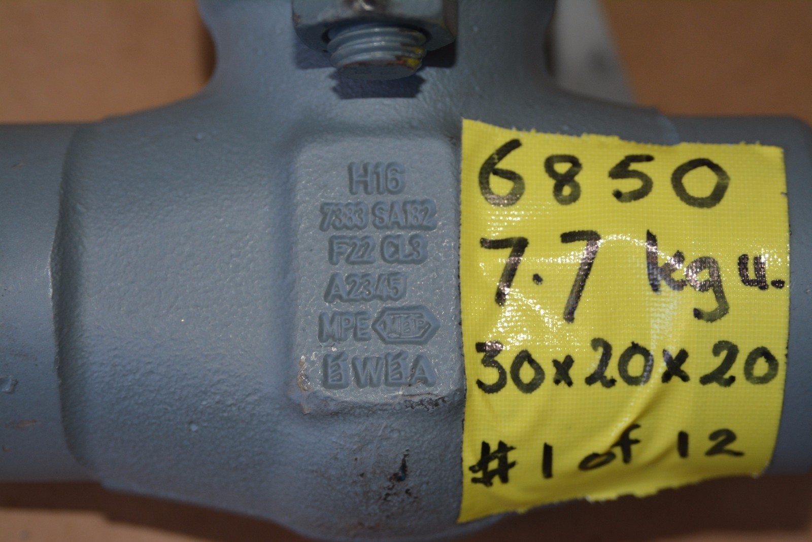 HP 15mm Cl 3 4500 F22 Alloy SCH 80 forged gate valve 17Cr stem HF disk & seat BW