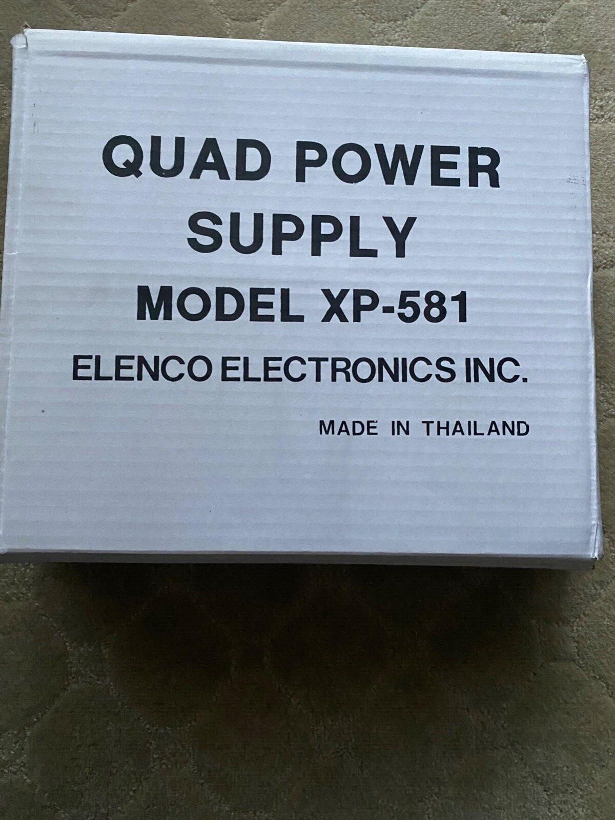 ELENCO PRECISION XP-581 BRAND NEW QUAD POWER 4 LINEAR REGULATED SUPPLIES XP581