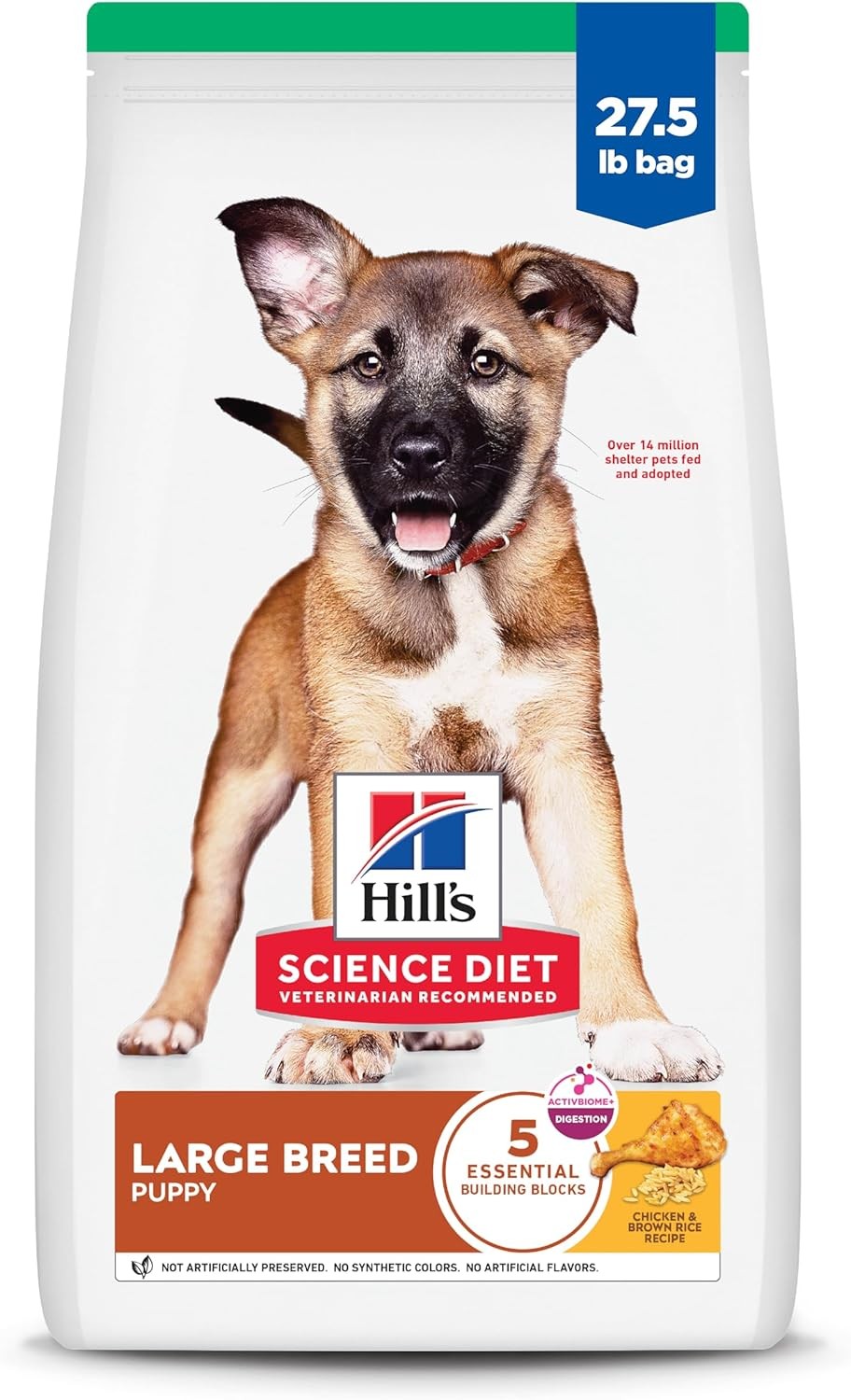 Science Diet Chicken & Brown Rice Recipe Large Breed Dry Puppy Food, 27.5lb
