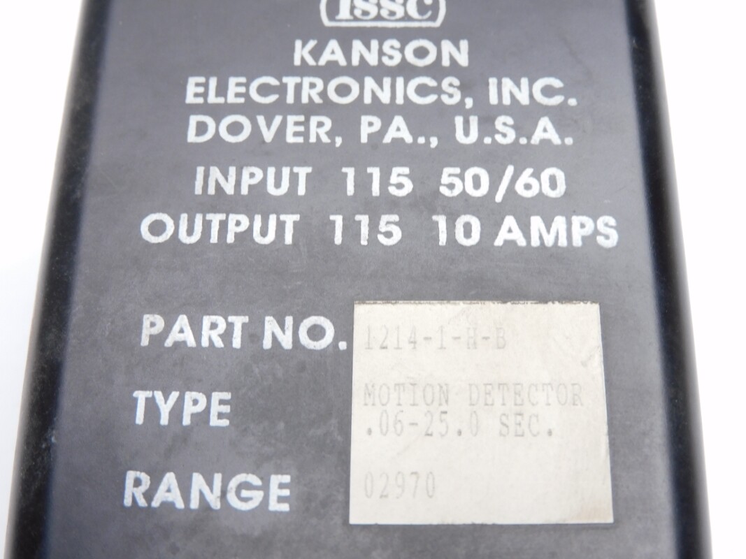 ISSC 1214-1-H-B 115V 10A 25S UNMP