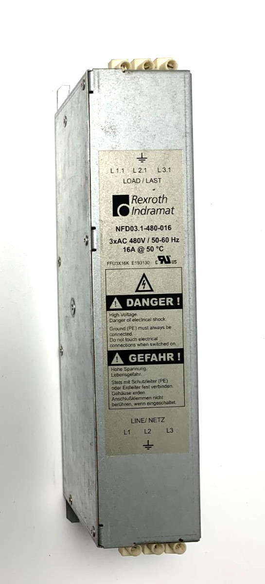 REXROTH INDRAMAT NFD03.1-480-016 POWER LINE FILTER