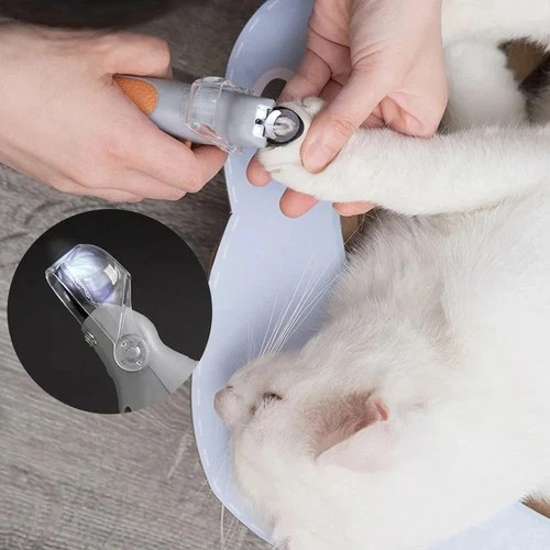 Professional Pet Nail Clippers with LED Light – Cat & Dog Nail Cutter Scissors