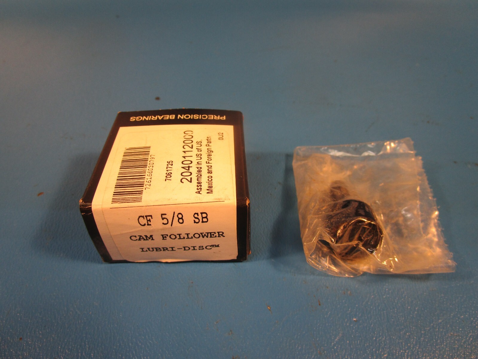 MCGILL CF 5/8 SB, Cam Followers, CAMROL, 0.6250 in Roller Dia, 0.4375 in Roller
