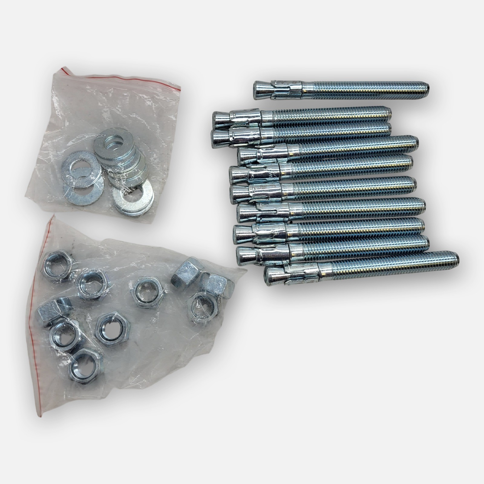 NEW BOX OF 10 POWERS FASTENERS 9637SD1 CONCRETE ANCHORS 5/8″ X 3-3/4″ *READ*