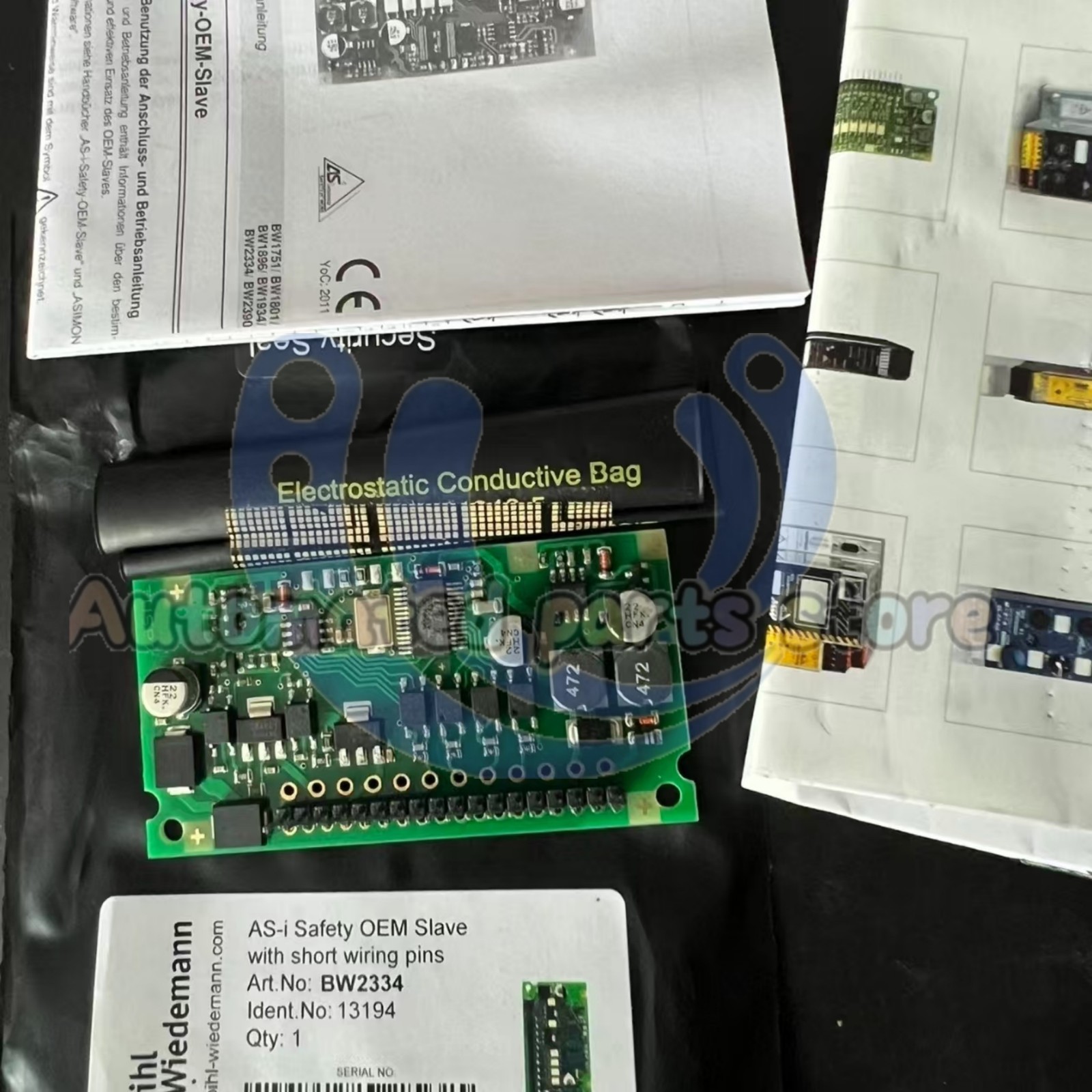 1PCS Bihl+Wiedemann BW2334 Control Card Sealed