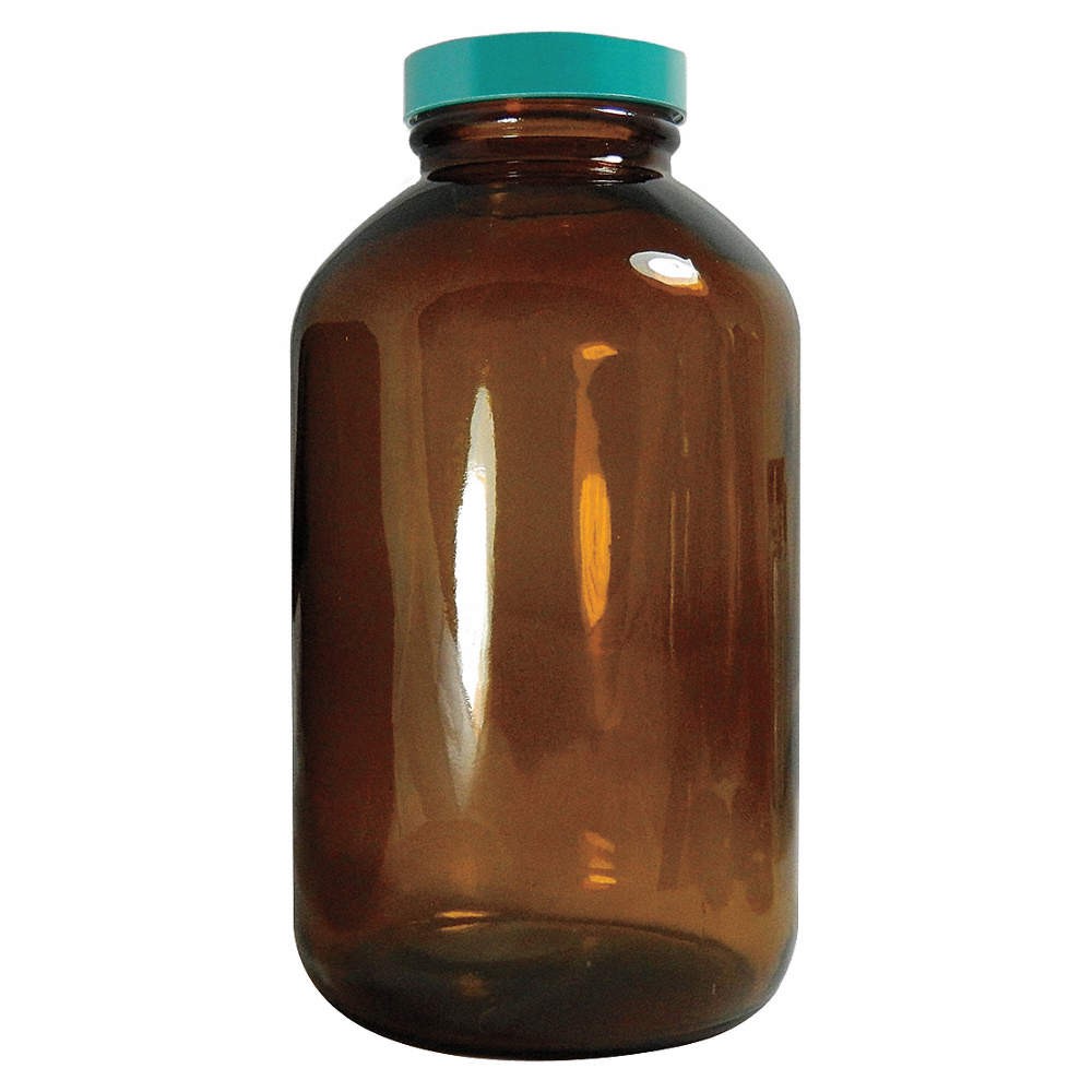 QORPAK GLC-02096 Packer Bottle,75 mm H,,44 mm Dia,PK24 41U257