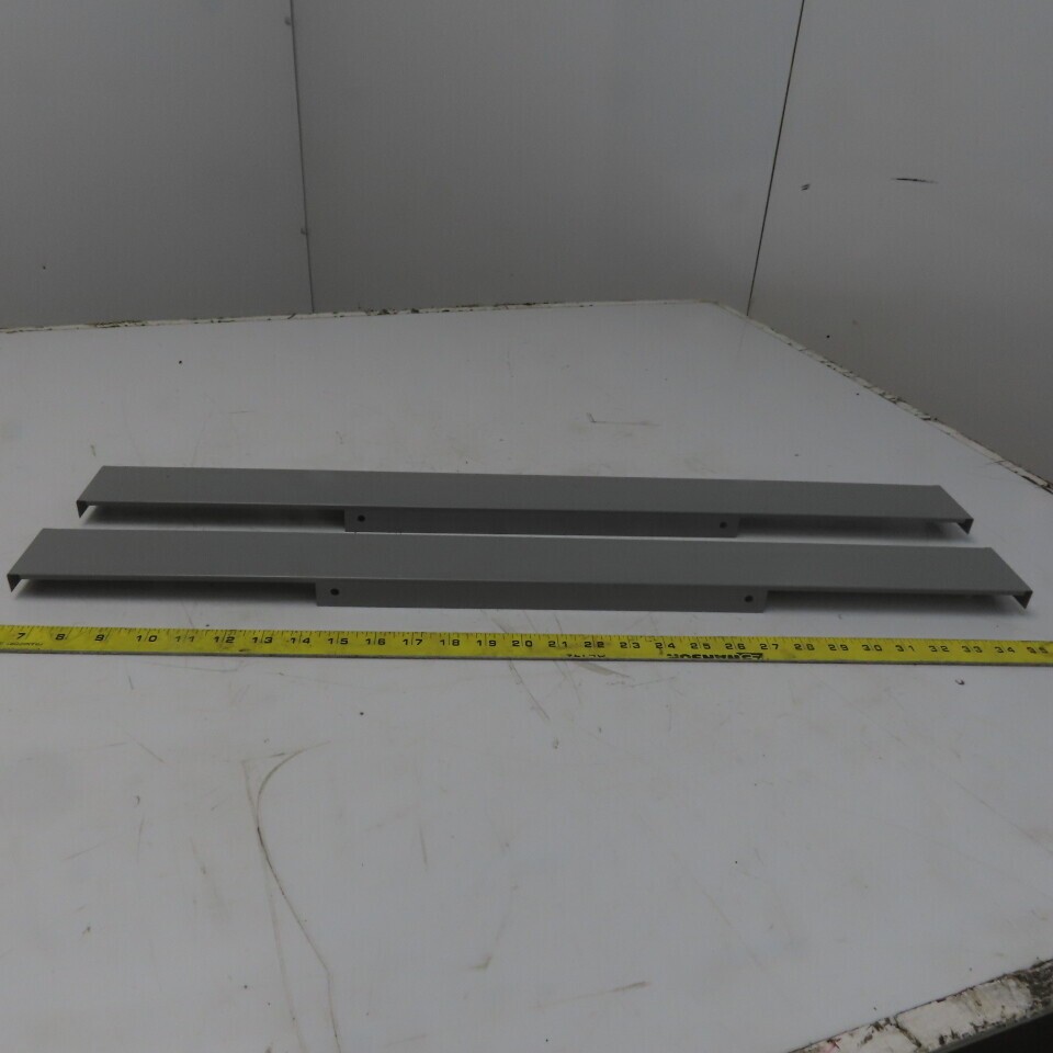 Stanley Vidmar 5-100-340-21 30″ Cabinet Metal Base Cover Gray Lot of 2