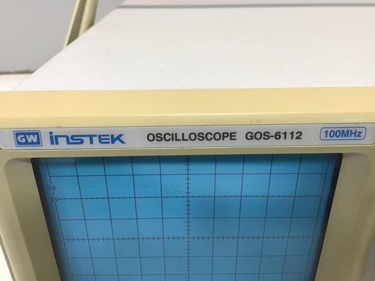 GW INSTEK Oscilloscope GOS-6112 Used #119529