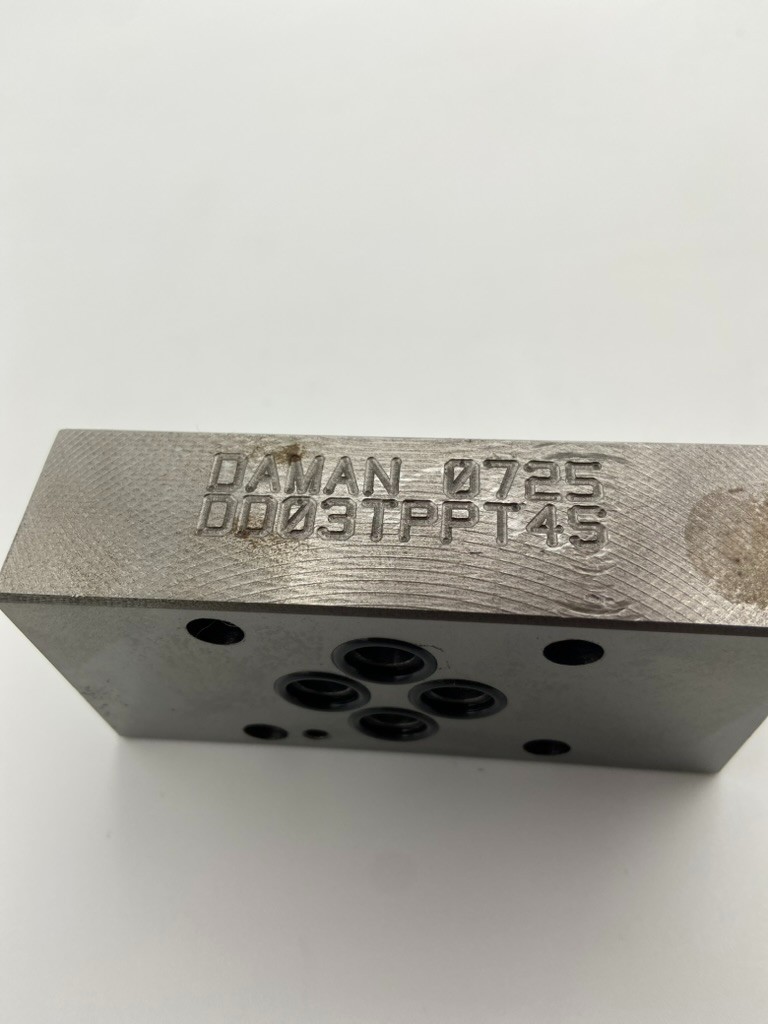 Daman – Tapping Plate – Size D03 Valve Pattern – DD03TPPT4S – Genuine-New