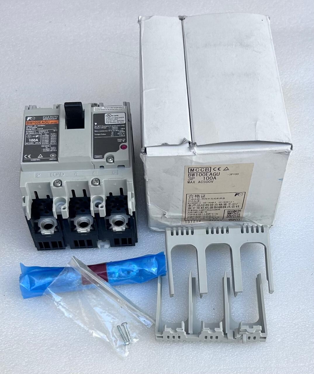 FUJI Electric BW100EAGU-3P100 , 100A Circuit Breaker