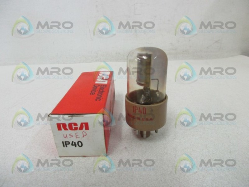 RCA IP40 ELECTRONIC VACUUM TUBE NSMP