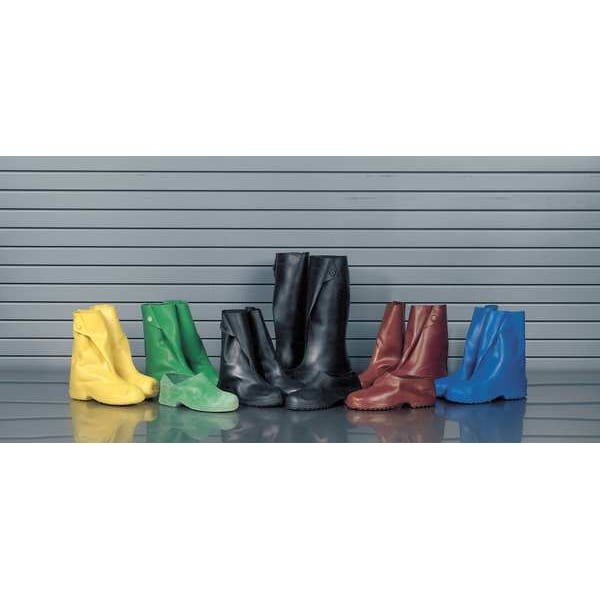 Tingley 1300 Overshoes, Ankle Style, Natural Rubber, Cleated Sole, 4 In H,