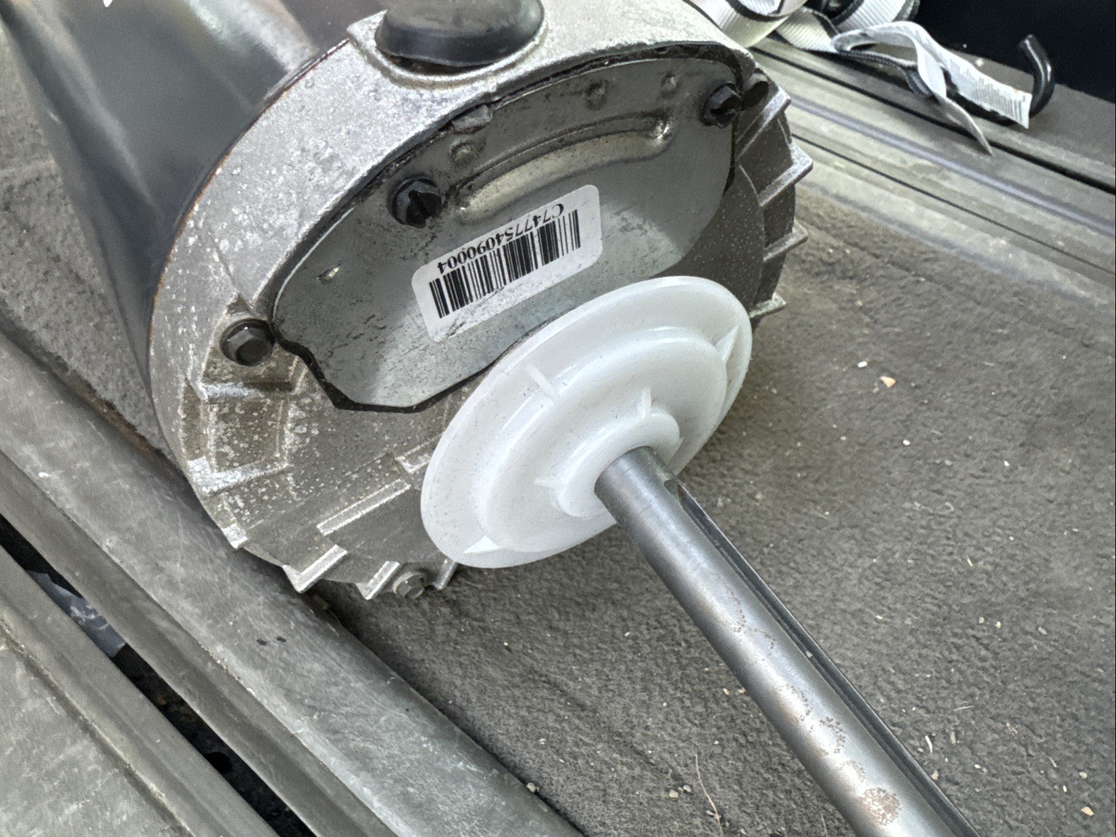 Us Motors Emerson P63SYFFN-1553, 1.5 H.P. Polyphase Motor 3 Phase