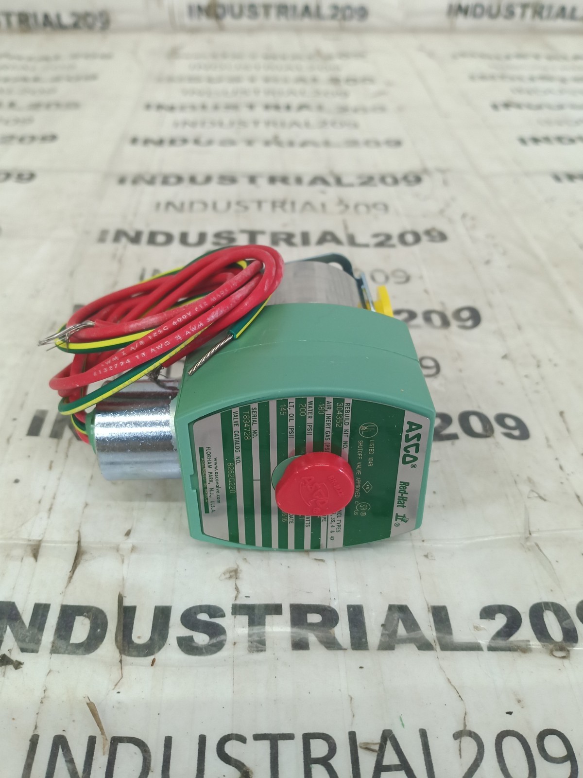 1/4” ASCO 826G220 SOLENOID VALVE
