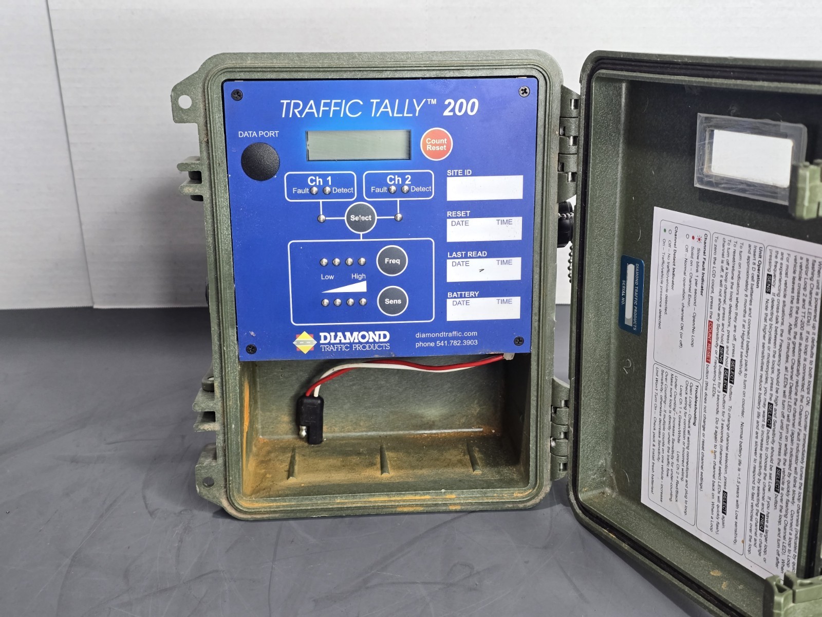 Diamond Traffic Products Traffic Tally 200 Inductive Loop Traffic Detector
