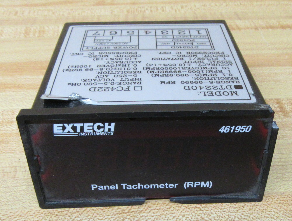 Extech Instruments 461950 Tachometer W/ Cracked Housing