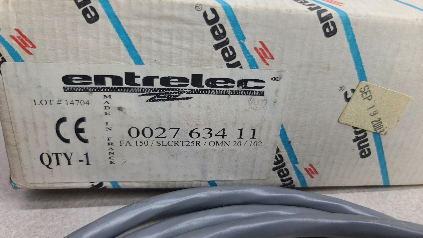 New ABB Entrelec 002763926 FA500/SLCRT25R/OMN20/102 Connecting Cable