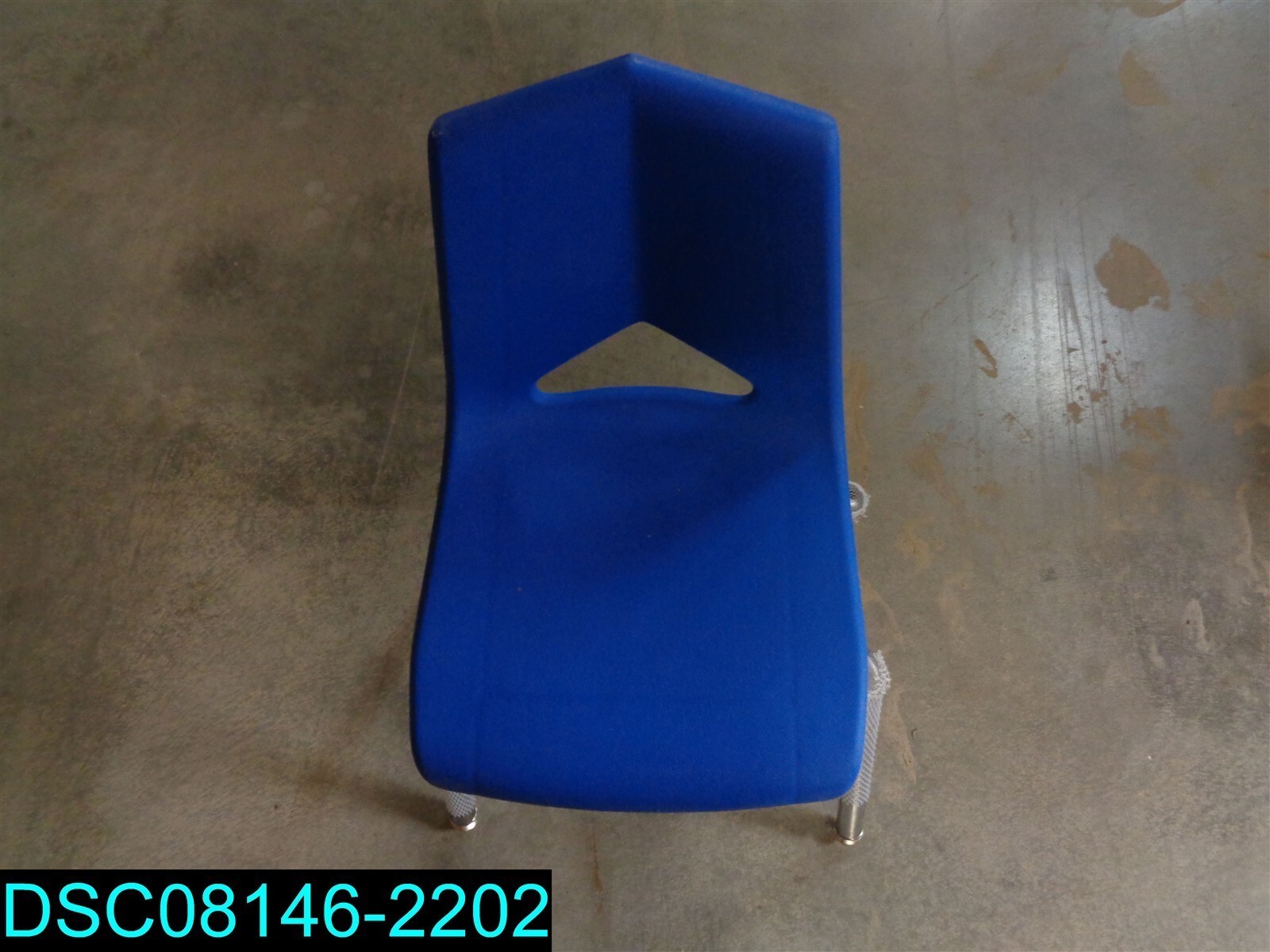 QTY=4: Stack Chair w/ Chrome Legs 14” by Marco Group, MG110114CRBXX Stock 29251