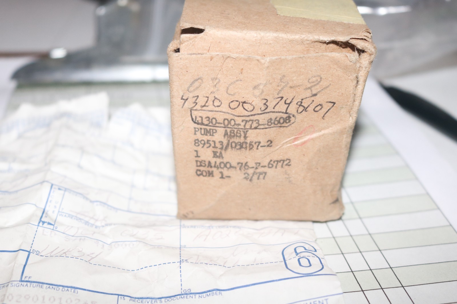 NOS Grimes 03C57-2 Weldon P-261 Rotary pump 4130-00-374-8107