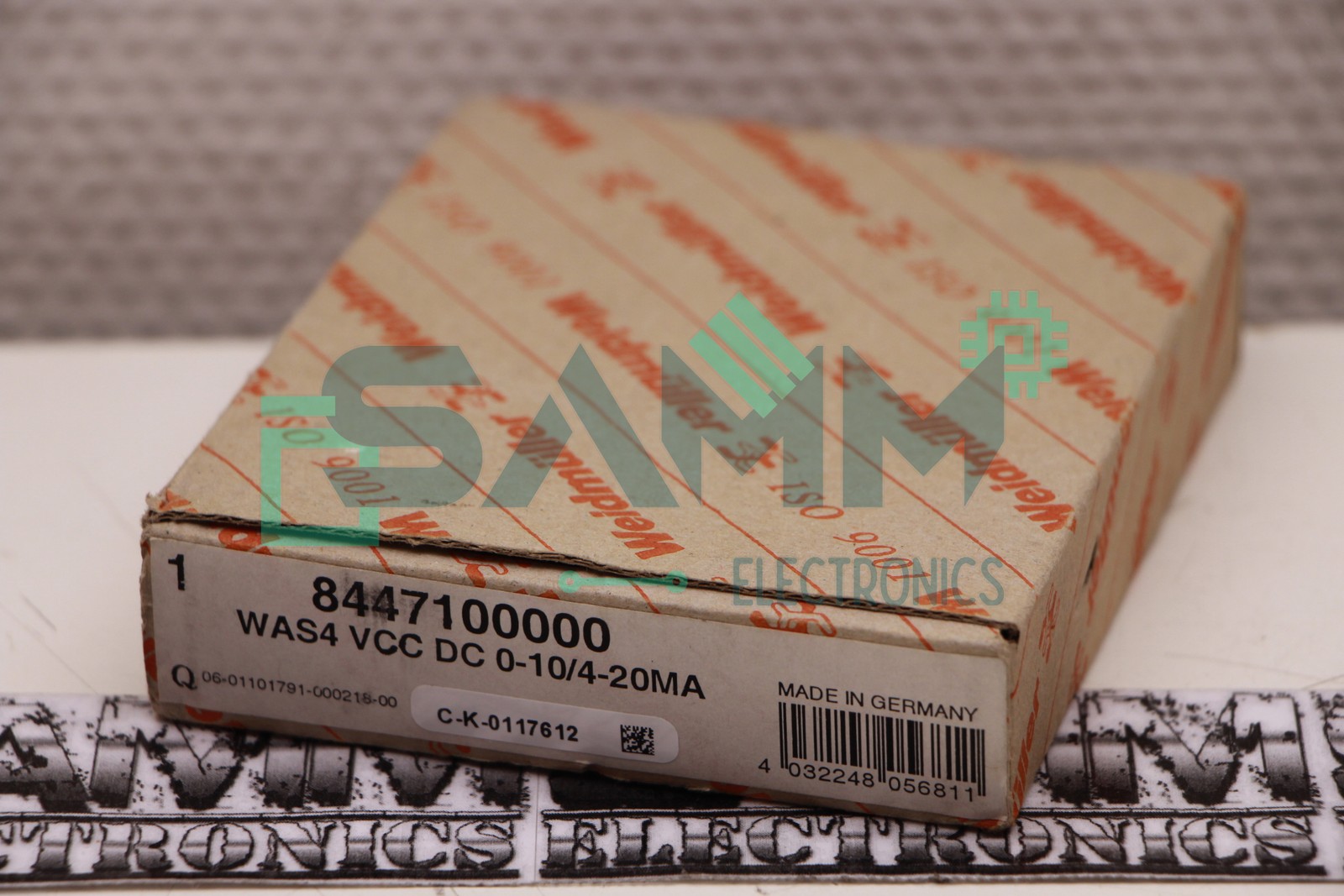 WEIDMULLER WAS4 VCC DC 0-10/4-20MA SIGNAL CONVERTER New