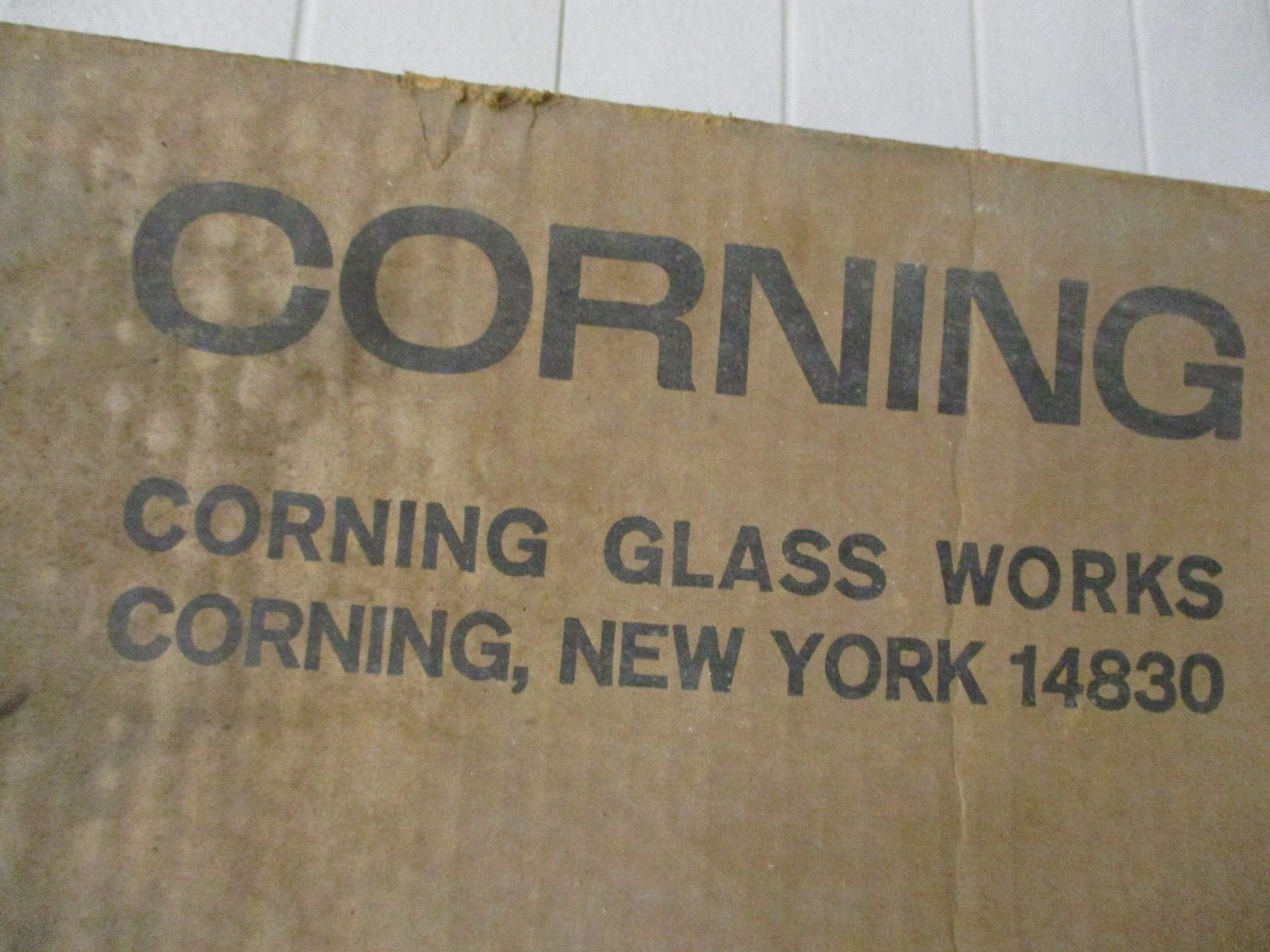 New Open Box Corning Pyrex Glass Pipe 4″ ID 5″OD Length 60″ A5254WVS