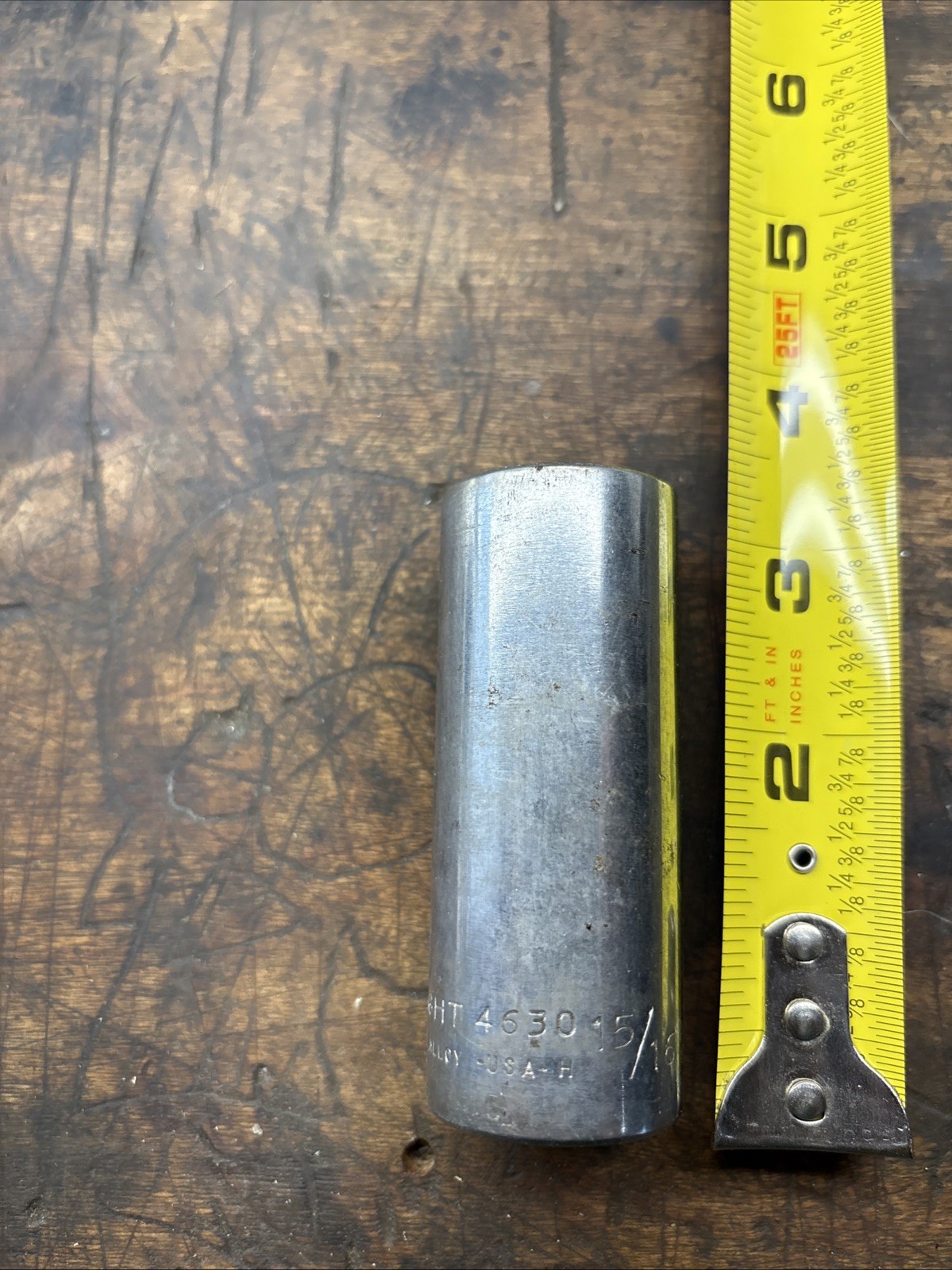 Wright Tool 4630 15/16 – 1/2Inch Drive 12 Point Deep Socket – W/ Pin Hole
