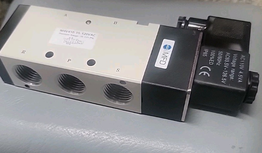 BIMBA M4V410-15-120VAC PNEUMATIC CYLINDER 20-115PSI 110VAC 50/60HZ