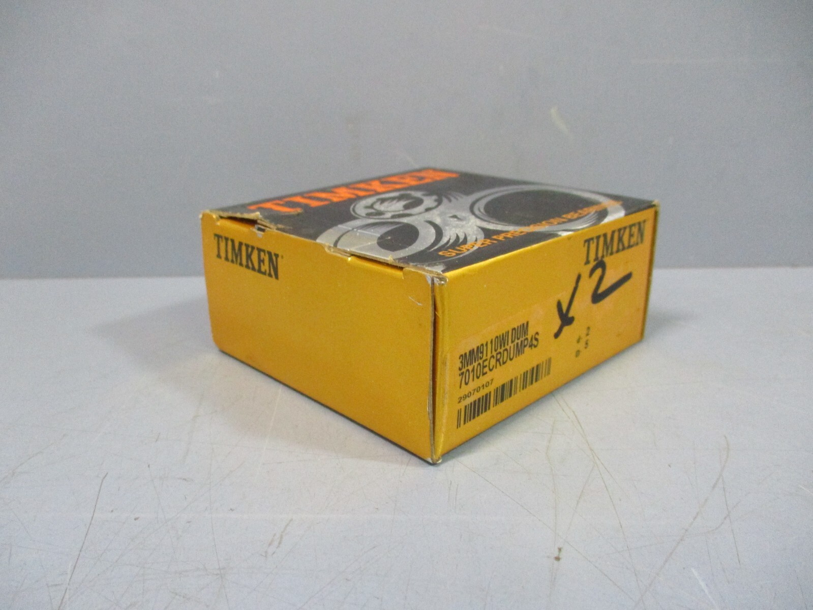 Timken 3MM9110WIDUM Super Precision Bearing d-2 D-5 7010ECRDUMP4S Set of 2