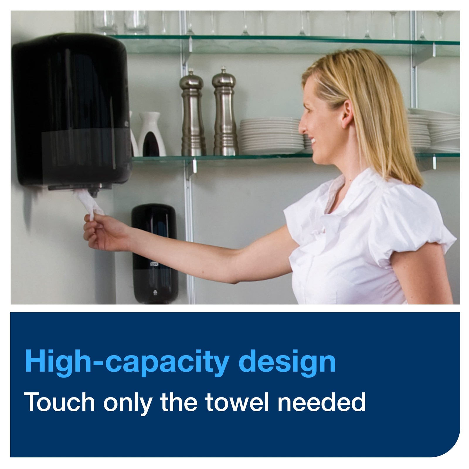 Tork Soft Centerfeed Hand Towel White M2, 100% Recycled, 6 x 600 Towels, 121211