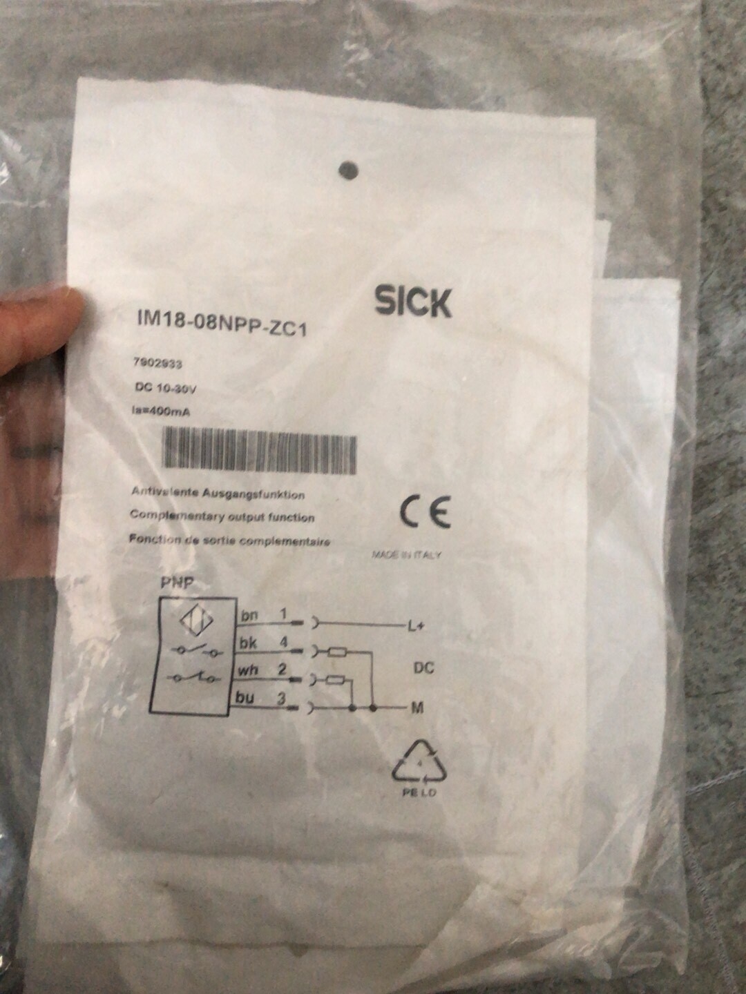 1P SICK IM18-08NPP-ZC1 NEW Accept counteroffer
