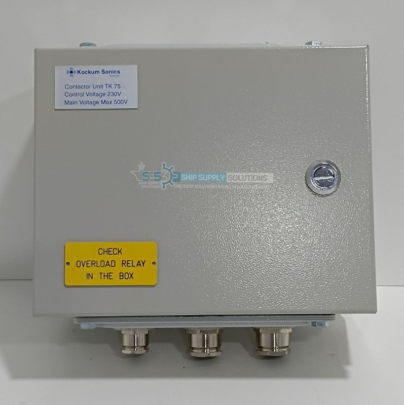 Kockum Sonics TK 75 A Contactor Unit Control Voltage 230V, Main Voltage Max 500V