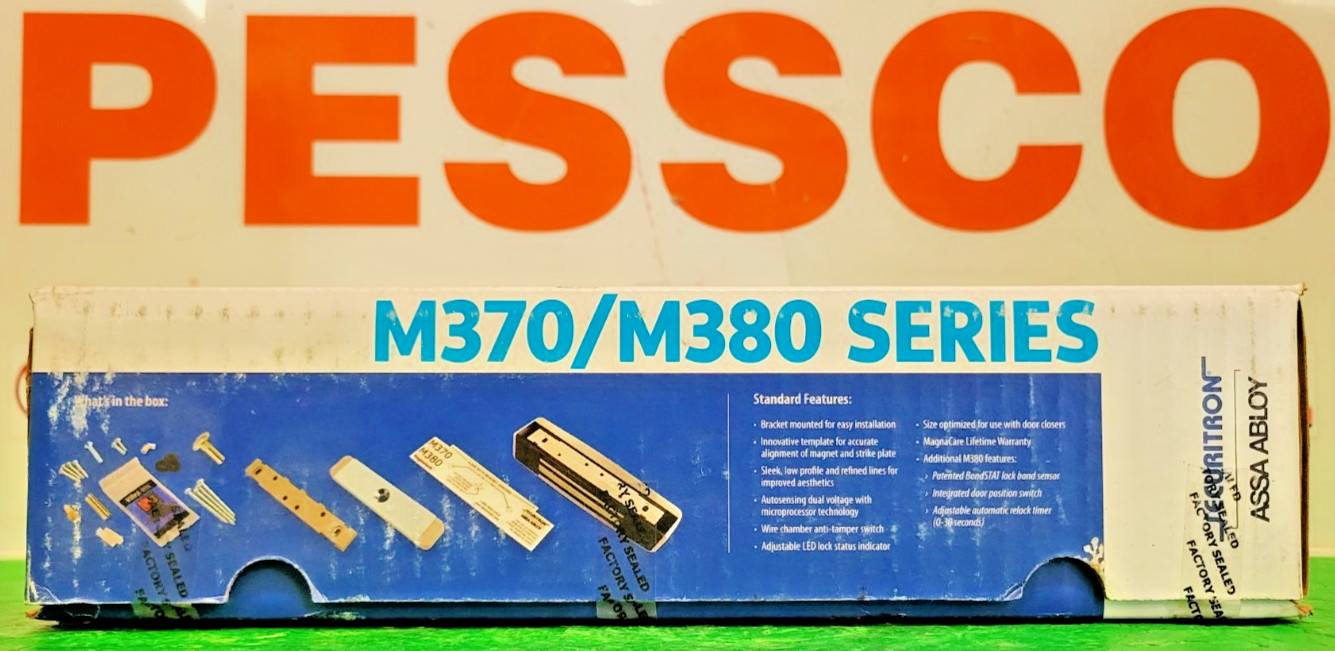 5️⃣ SECURITRON M380BDX HIGH SECURITY MAGNALOCK PESSCO OFFERING 1 G100825-3-17 🗽