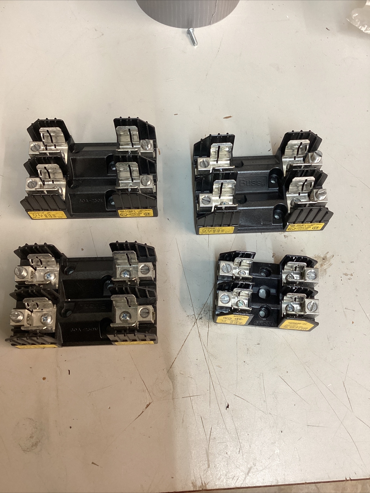 4 BUSSMANN H25060-2C Fuse Block 60A 250V With Various Mounting Types