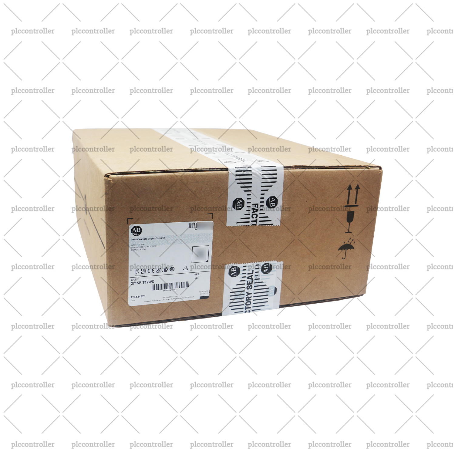 New Sealed 2715P-T12WD Allen-Bradley PanelView 5510 Graphic Terminal