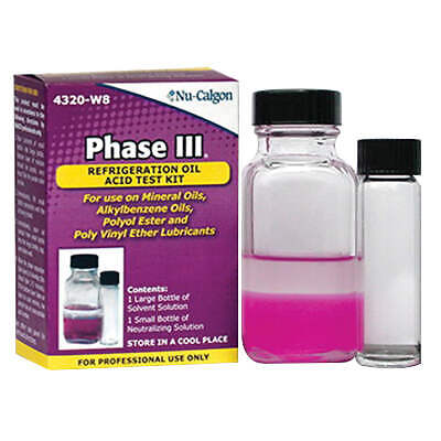 Nu-Calgon 4320-W8 REFRIG OIL TEST KITS PHASE III