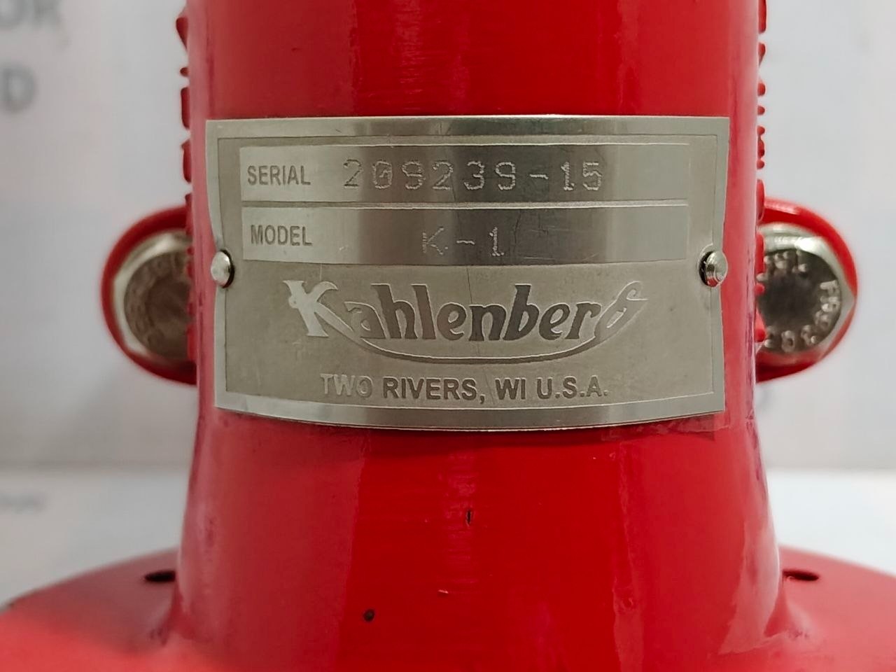 Kahlenberg K-1 Airchime Single Tone Industrial Air Horn