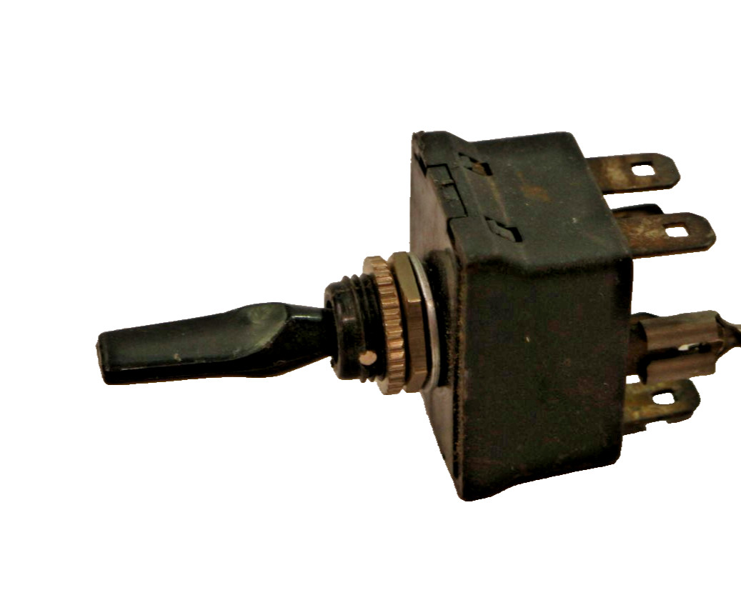12V 20A Double Pole Double Throw (DPDT) switch six Blade terminals