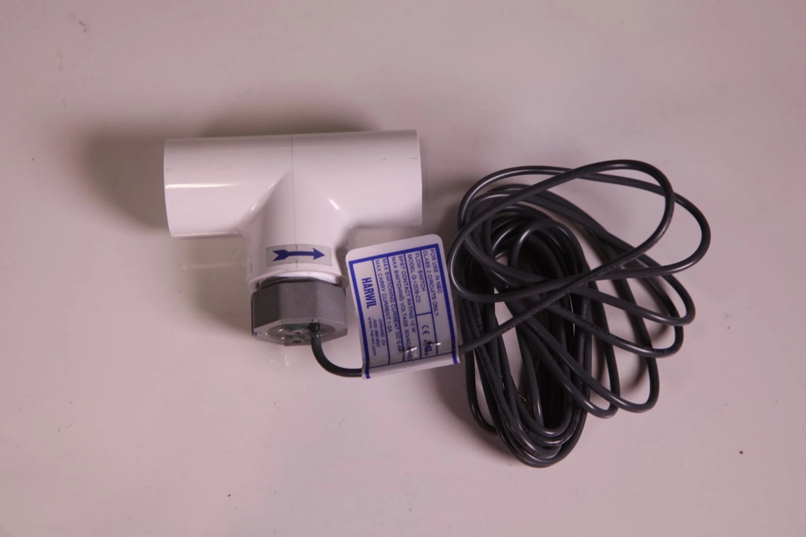 HARWIL Q-12DS-C2 1/2″ NPT Flow Switch SS Tee Connection