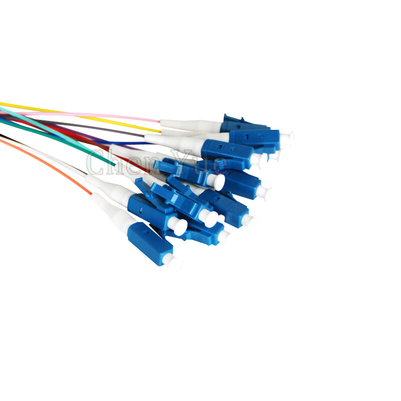 1.5M LC UPC 12 core Fiber Optic Patch Cord pigtail LC Fanout Fiber Optic Pigtail