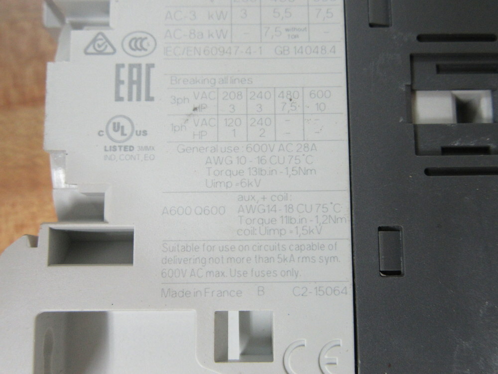 Asea Brown Broveri AF12-30-10-13 Contactor AF12301013
