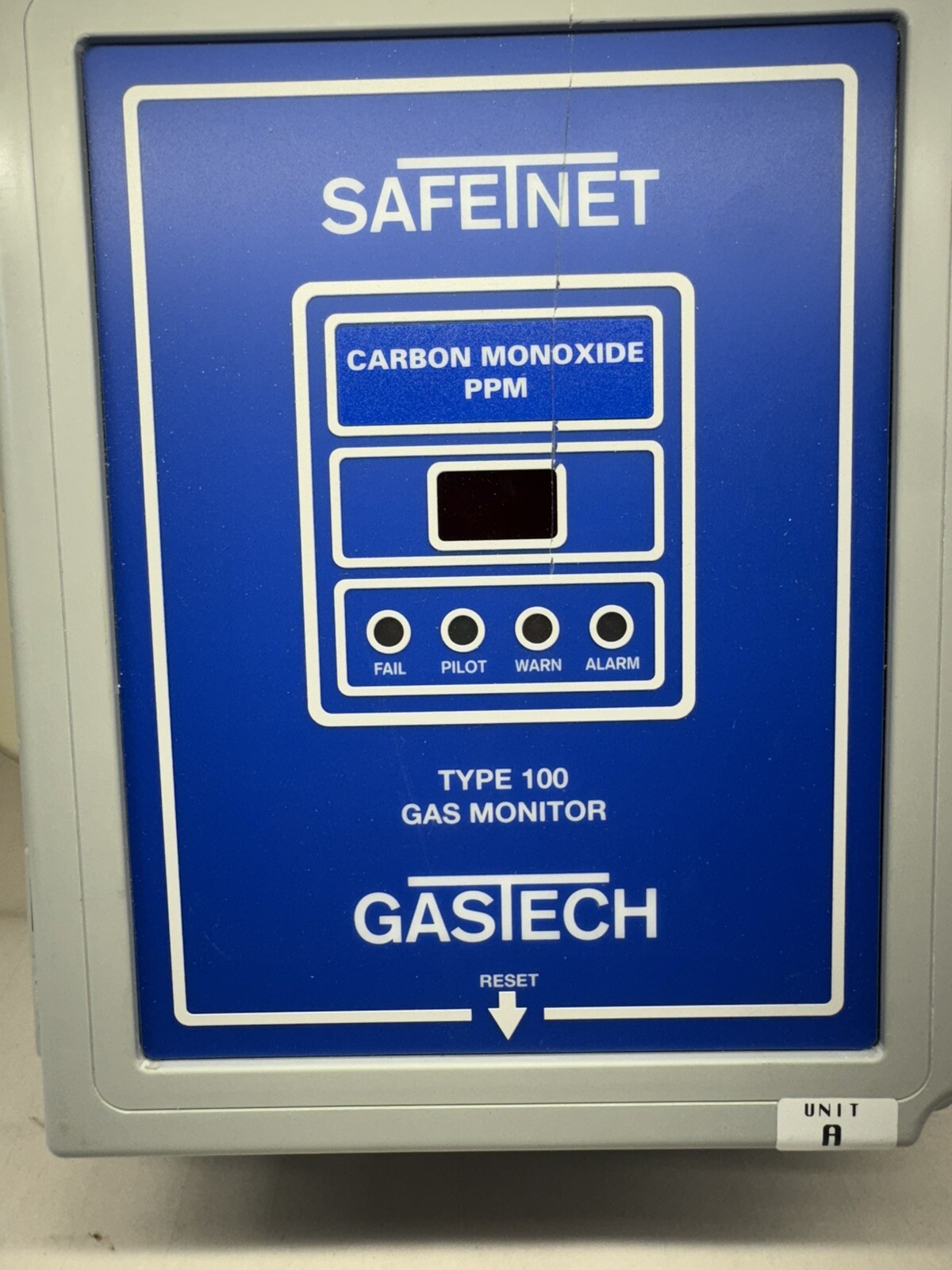 GASTECH SAFETNET TYPE 100 GAS MONITOR 72-1300-01 W/ SENSOR 57-7210 EXPLOSION NEW