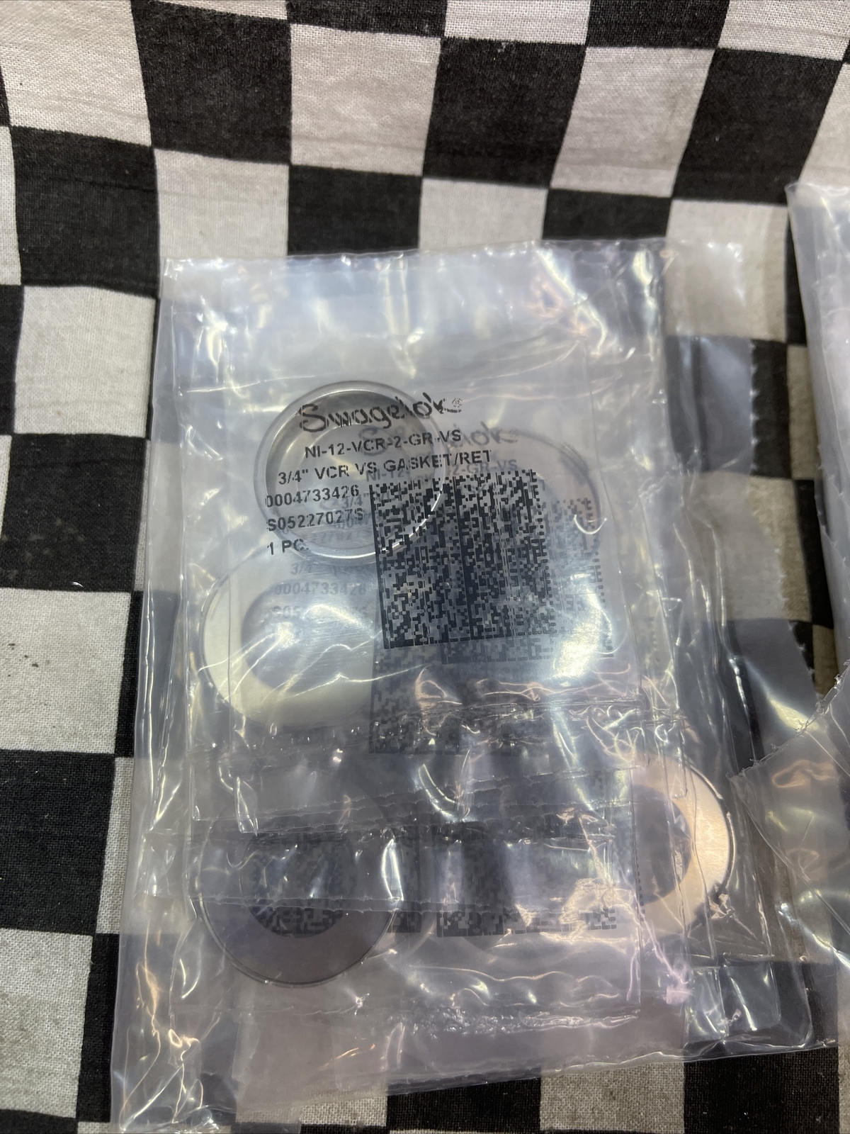 SWAGELOK Gasket Retainer 3/4″, NI-12-VCR-2-GR-VS, LOT OF 30, SHIPSAMEDAY#1325V3