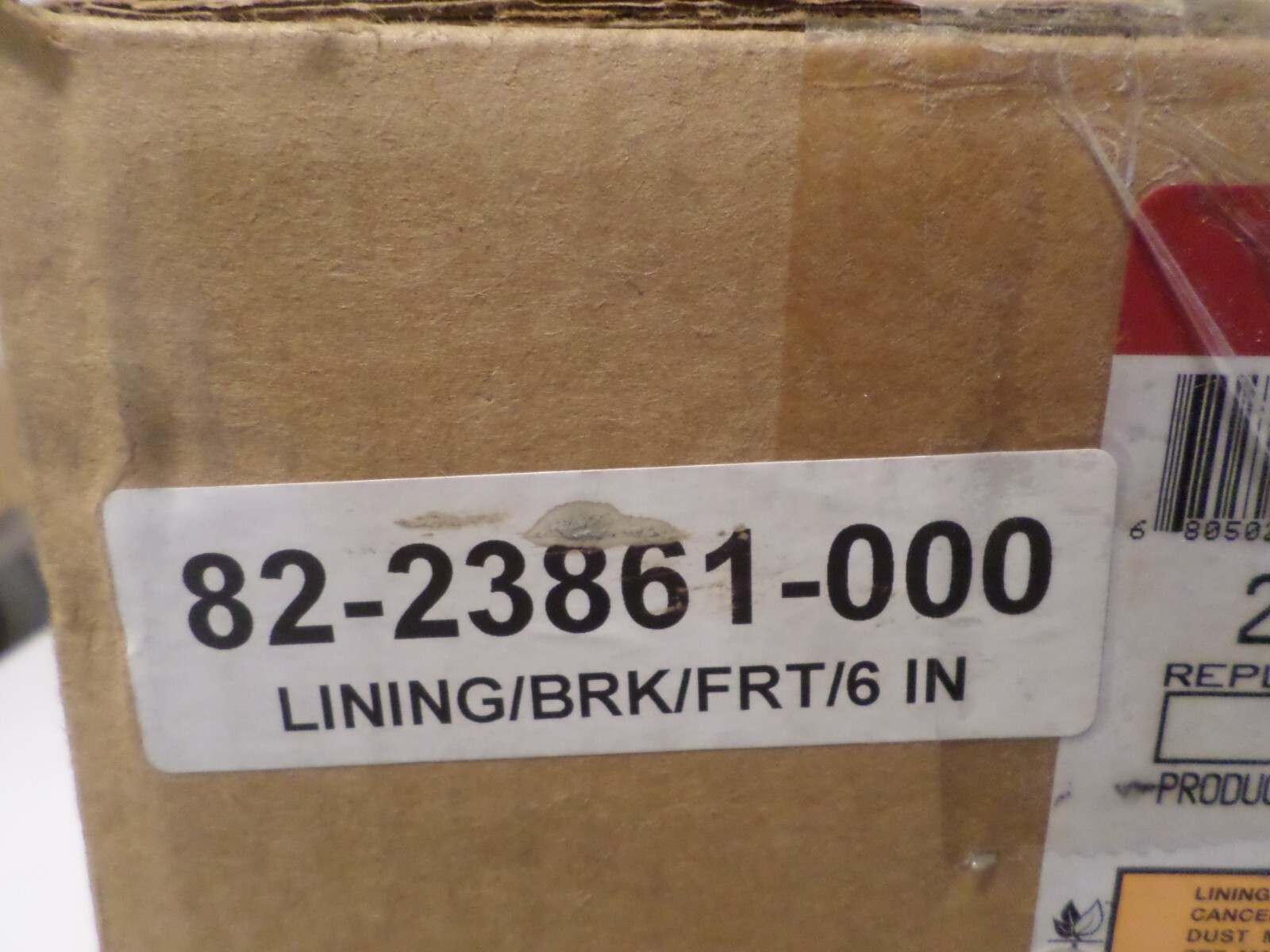 Meritor Brake Lining Kit 2001 M 169 82-23861-000 (8 Pieces)